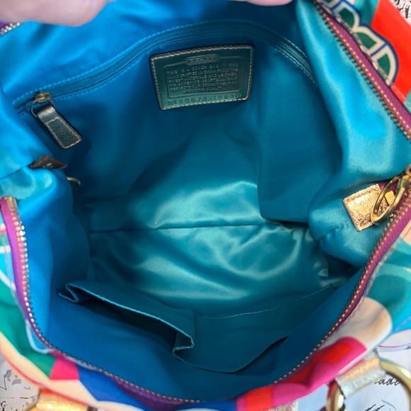 Coach Y2K Poppy Pop C Spotlight Shoulder Bag EUC - Picture 4 of 12